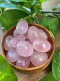 Rose Quatrz Pocket Stone