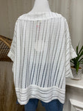 Sheer Striped Top
