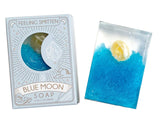 Blue Moon Soap with Amber Inside