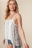Hi-Lo Block Print Tank
