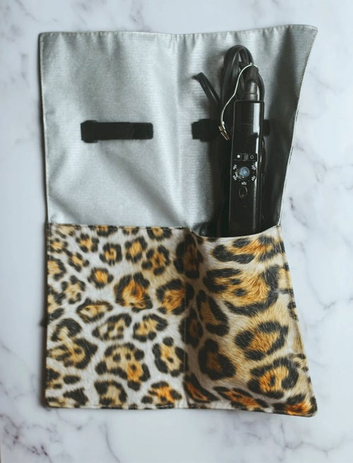 Makeup Junkie- Hot Tool Sleeve Leopard