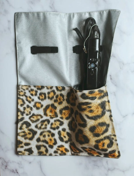 Makeup Junkie- Hot Tool Sleeve Leopard