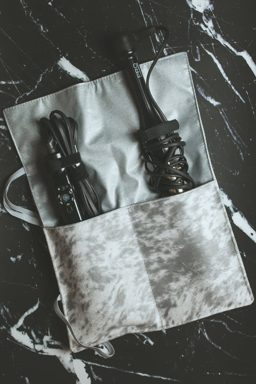 Makeup Junkie- Hot Tool Sleeve Grey Hide