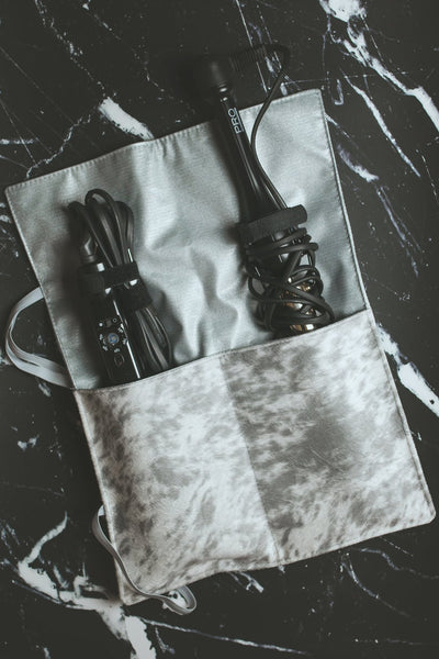 Makeup Junkie- Hot Tool Sleeve Grey Hide
