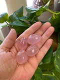 Rose Quatrz Pocket Stone