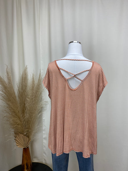 Cage Back Lightweight Tee