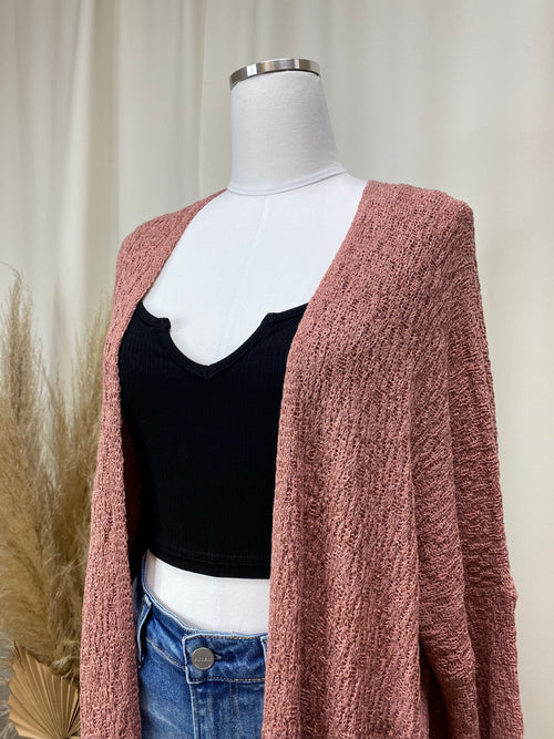 Lightweight Knit Pocket Cardi