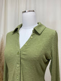 Sage Button Front Top