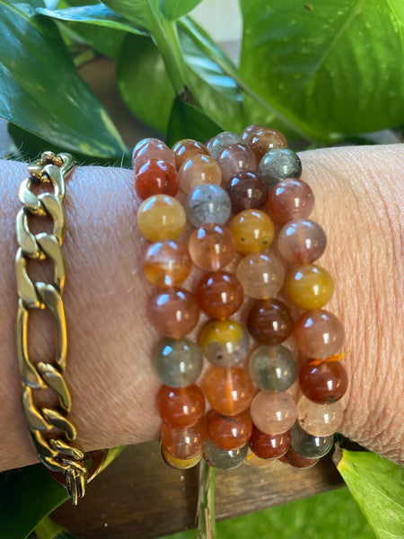 Rutilated Rabbit Quartz Bracelet