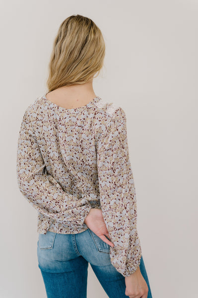 Keep A Look Out Floral Top