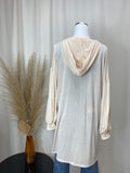 Soft Lightweight Hooded Spring Cardi