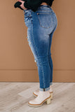 So Cool Distressed Cuffed Jeans