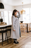 What You See Cardigan- Gray