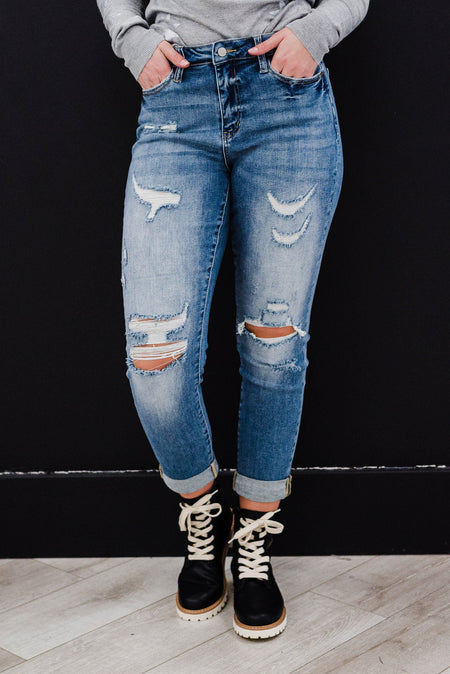 Choose To Love Cross Over Jeans