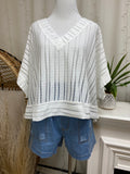 Sheer Striped Top