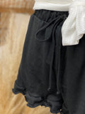 Ruffle Hem Shorts