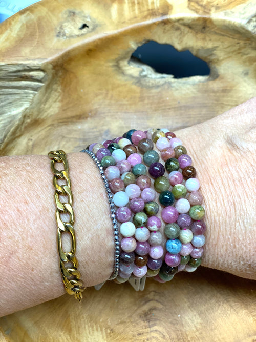 Rainbow Tourmaline Bracelet