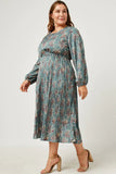 Gorgeous Jade Pleated Dress