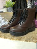 Dark Brown Combat Boot