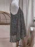 Plus Gold Flake Animal Print Tank