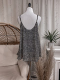 Plus Gold Flake Animal Print Tank
