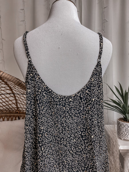 Plus Gold Flake Animal Print Tank
