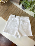 White Denim Shorts