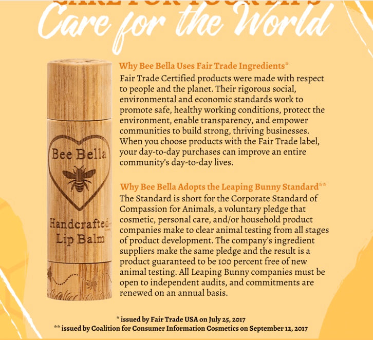 Peppermint Bee Bella Lip Balm