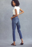 High Rise Paperbag Mom Jean