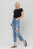 Distressed Mom Jean