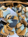 Blue Camo Scrunchie