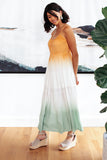 Ombré Skies Tiered Dress