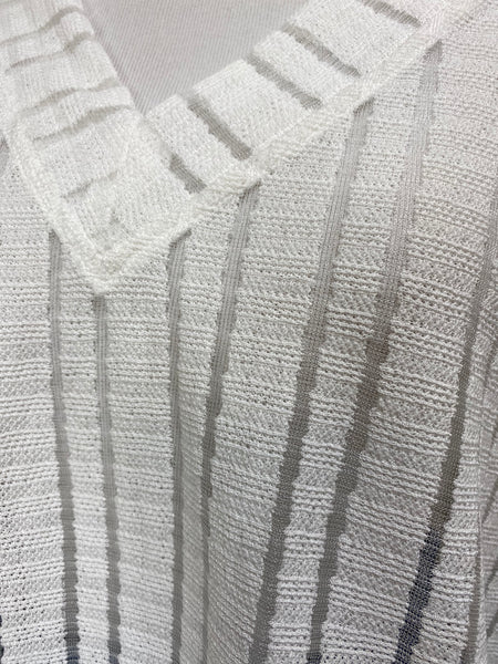 Sheer Striped Top