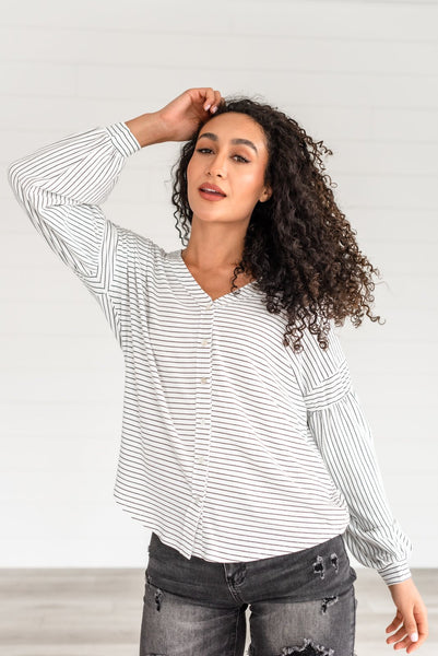 Bright Side Button-Up Top