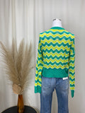 Hello Spring Wavy Knit Sweater