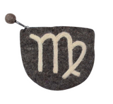Fair Trade Zodiac Spun Felt Pouch