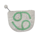 Fair Trade Zodiac Spun Felt Pouch