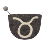 Fair Trade Zodiac Spun Felt Pouch