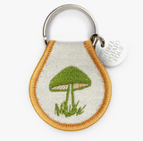 Retro Embroidered Keyring