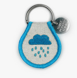 Retro Embroidered Keyring