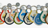 Retro Embroidered Keyring