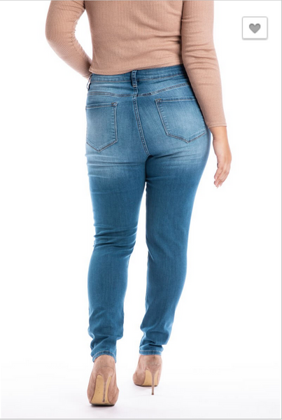 The Essentail High Rise Jeans - Plus