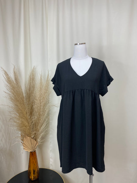 Black Easy Wear Dress