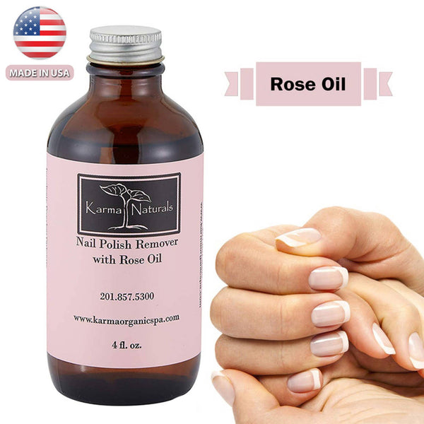 Rose Oil Nail Polish Remover