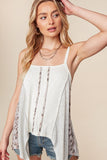 Hi-Lo Block Print Tank