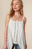 Hi-Lo Block Print Tank
