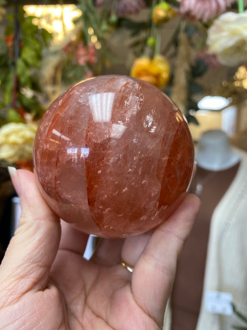 Fire Quartz Sphere 1