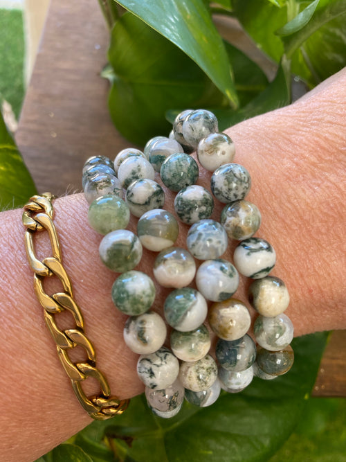 Moss Agate Bracelet