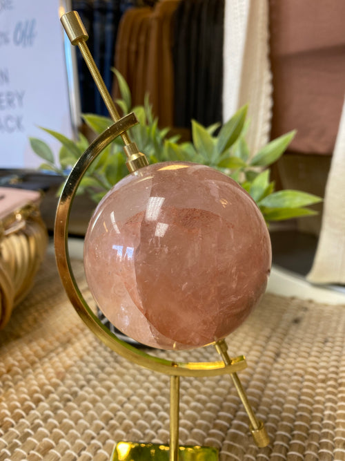 Fire Quartz Sphere 2