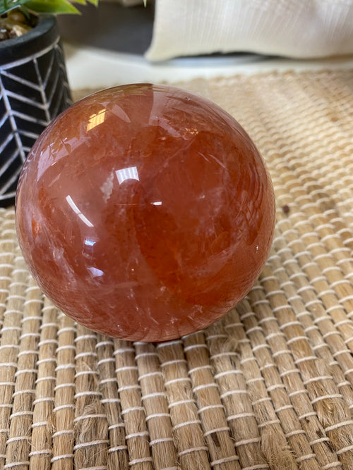 Fire Quartz Sphere 1